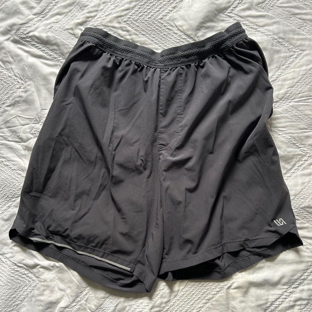 VRST Men's Lined Athletic Shorts - size S - dark gray